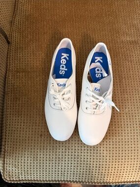 Keds Kids White Low-Top Sneakers